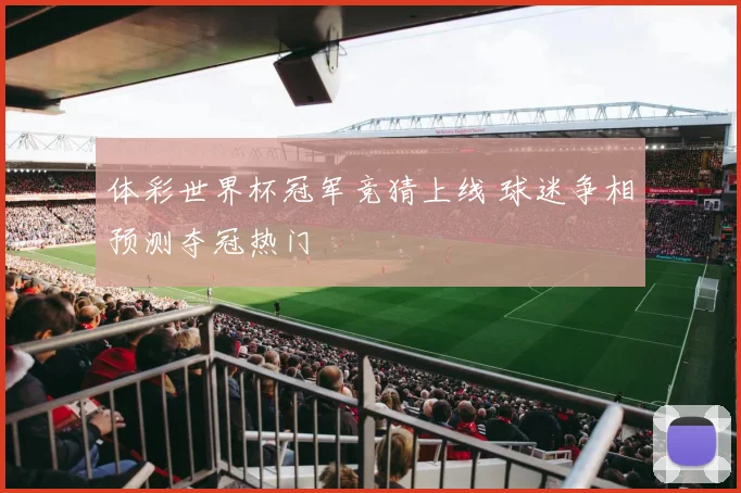 体彩世界杯冠军竞猜上线 球迷争相预测夺冠热门
