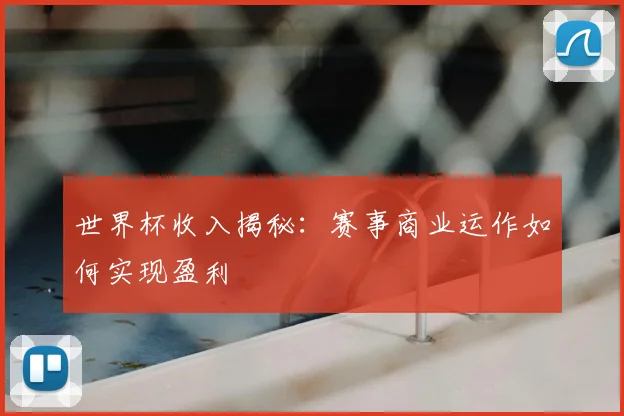 世界杯收入揭秘:赛事商业运作如何实现盈利