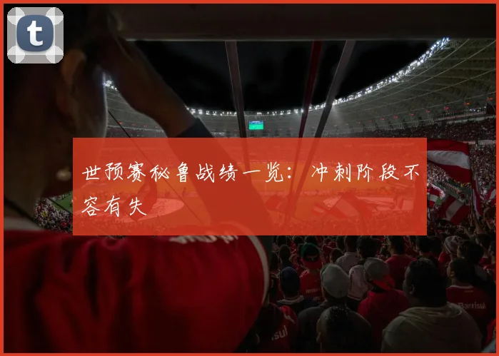 世预赛秘鲁战绩一览：冲刺阶段不容有失